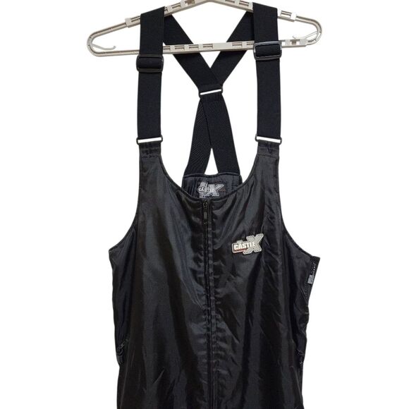 Castle X Racewear Snowmobile Bib Pant Black XXL Insulated Padded Airguard Ski - Picture 3 of 12